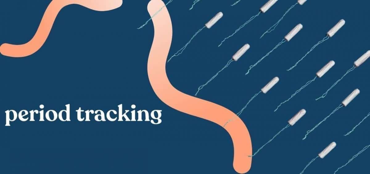 tampons on blue background