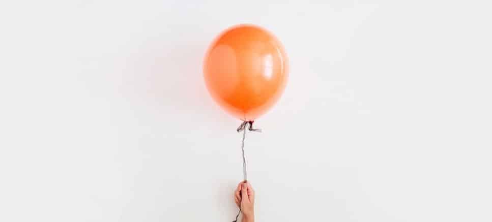 orange balloon