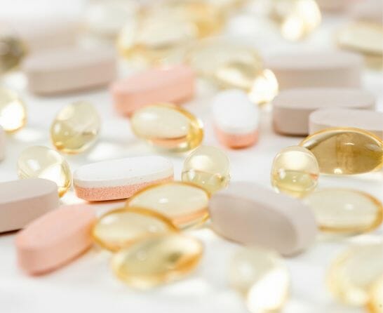 mixed pills and tablets